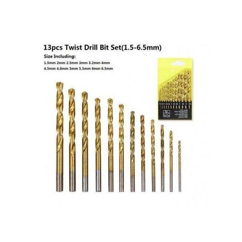 Kit De 13 Forets Mtal Mches Pour Perceuse