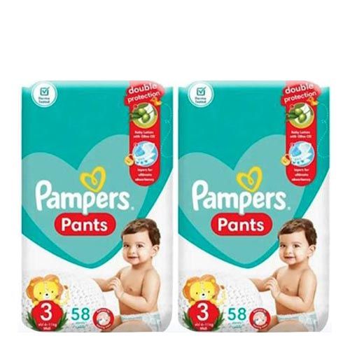116 Couches : Lot De 2 Couche Culottes Midi Taille 3 - 58 Couches
