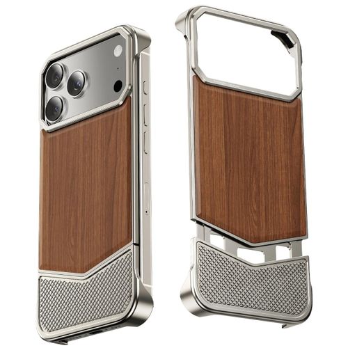 Coque iphone 17 Pro gris bois yable