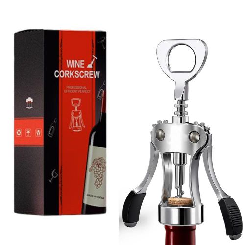 Ouvre-bouteille de vin rouge créatif, simple, multifonctionnel, durable, luxueux, haut de gamme, nouveau matériau en alliage de zinc
