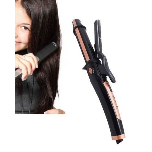 SH - 8776 - Lisseur Cheveux 4 En 1 Pro - Affichage Numérique - Noir