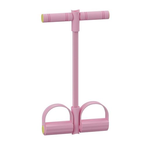musculation bras - musculation - musculation complet - Bandes de Résistance Multifonction avec Pédale et Poignée - musculation poitrine - Bande elastique - bande sport - bande elastique sport - Bandes d’exercice - rose