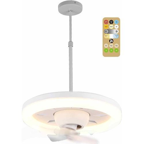 Ventilateur De Plafond Avec Lumière Affleurante Mod2,LED 48 W
