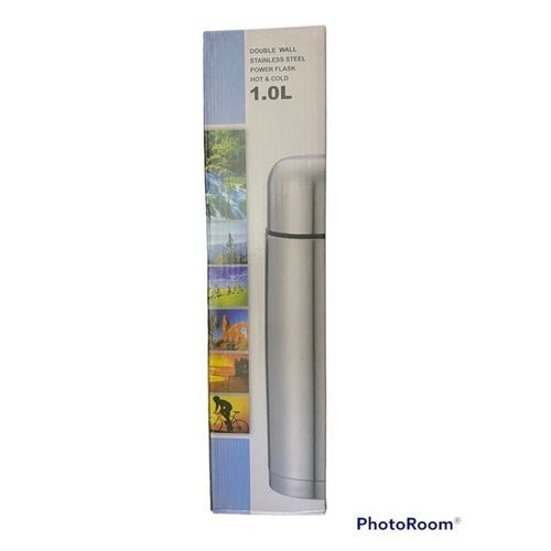 Mini Thermos Portable Isotherme 1 Litre -Argent