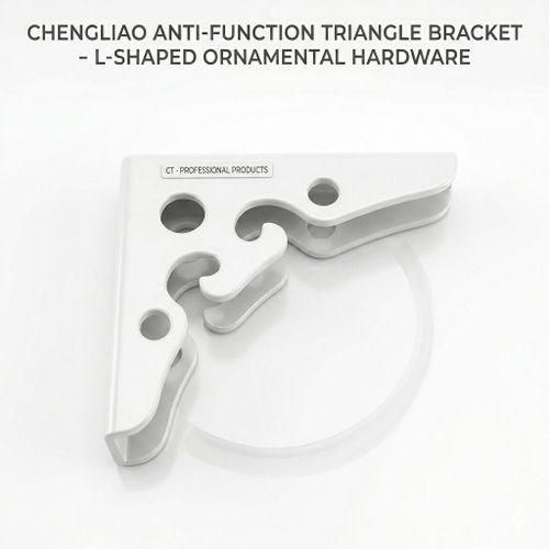 Support d'Étagère Mural CHENGLIAO 6 Inches - 2pcs - Équerre Multifonction Design - Acier Renforcé pour Rangement & Décoration - Installation Facile & Haute Résistance