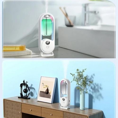 Diffuseur d’Arômes LED Intelligent – Humidificateur Mural & Bureau Rechargeable