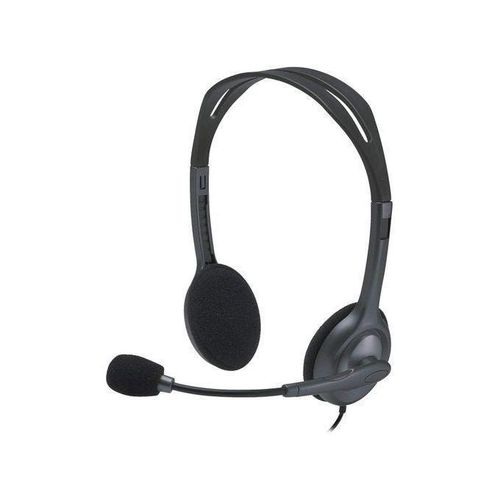 Logitec Casque Logitech H111 Filaire, Ecouteurs Stéréo Avec Micro Anti-parasite