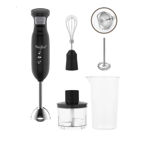 kit complet de mixeur plongeant 4-en-1 ge' est conçu pour faciliter vos préparations culinaires.
