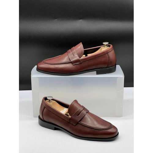 Baladeuse En Cuir Pour Hommes MARRON