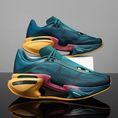 Chaussures de sport de haute qualité Flat shadow 3 bleue avec plaque en carbone et semelle épaisse de haute qualité et grande élasticité et confortable