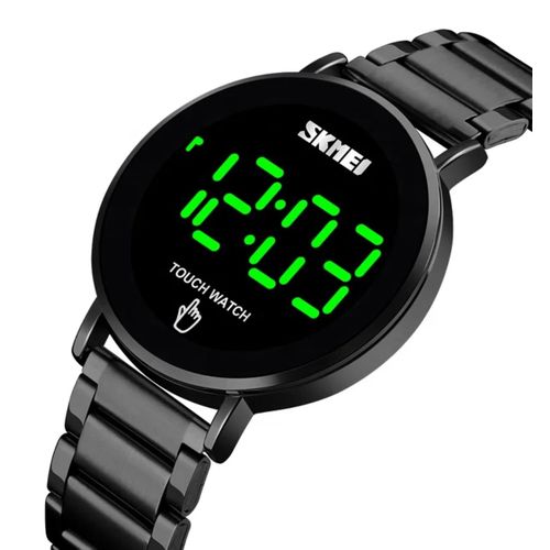 Montre Homme, Nouvelle Collection 1550, Montre Numérique De Bonne Qualité,Écran Led , En Acier Inoxydable