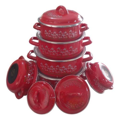 Lot De 6 Soupières - Rouge