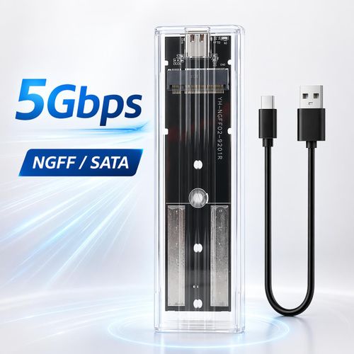 Boîtier pour disque dur externe grande capacité – 7200RPM, 5Gbps USB 3.0, large compatibilité, installation sans outil, haute vitesse et durable