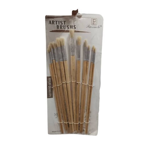 12pcs Pinceau D'artiste Pinceaux De Peinture Professionnels Fournitures D'art Papeterie