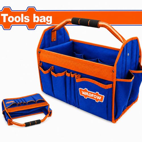 Sac à Outils Professionnel 16, Sac de Rangement Outils en Polyester 600D, Grande Capacité, Multi-Poches, Organiseur pour Bricolage, Chantier, Atelier et Maintenance