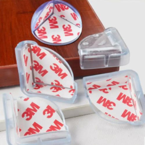 Lot de 4 Protection d'angle de table de sécurité bébé en PVC