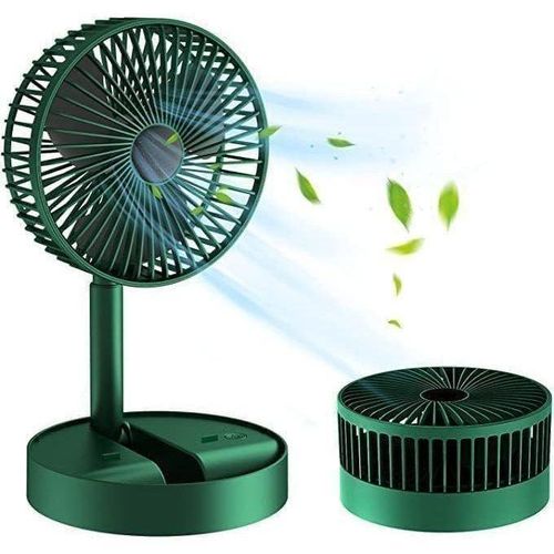 Petit Ventilateur Portable Rechargeable, Pour Bureau Et Chambre Pliable RR
