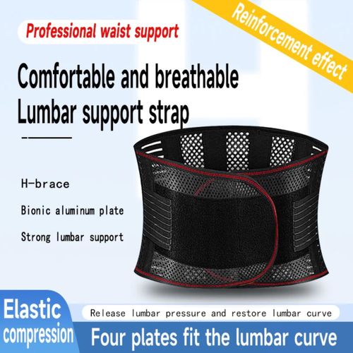 Ceinture de Soutien de dos Professionnelle – Ajustable et Respirante Taille M