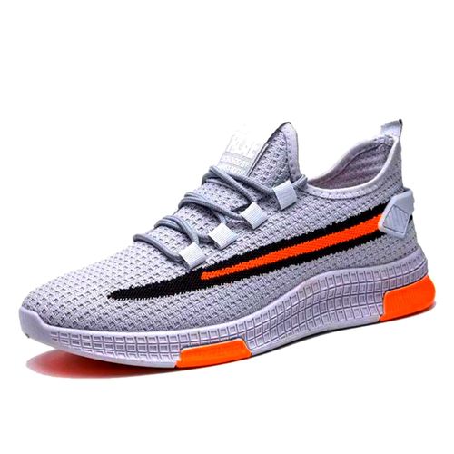 Chaussure de sport décontracté - gris orangé