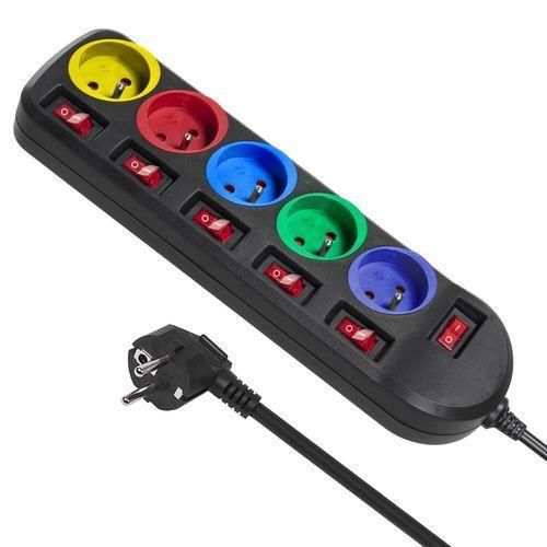 Rallonge Multiprise Parafoudre 5 Prises Avec Interrupteurs