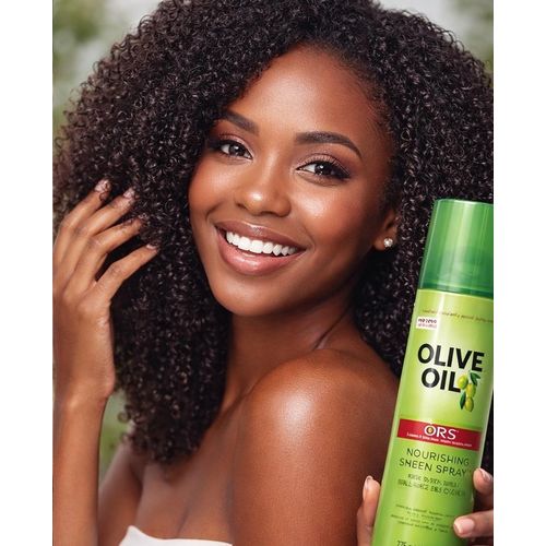 ORS Sheen Spray – Brillance Intense, Hydratation Profonde, Cheveux Doux & Sans Frisottis