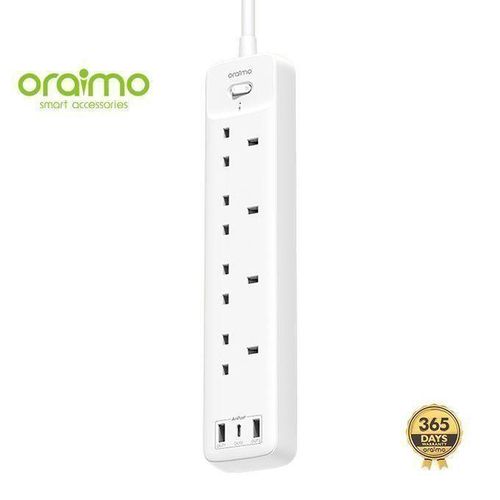 Oraimo Oraimo PawerHub 2 OWS-E351 - Rallonge Multiprise 2500W Cube 5 En 1 - Câble 2 Mètres