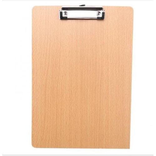 Porte Bloc Note à Pince En Bois