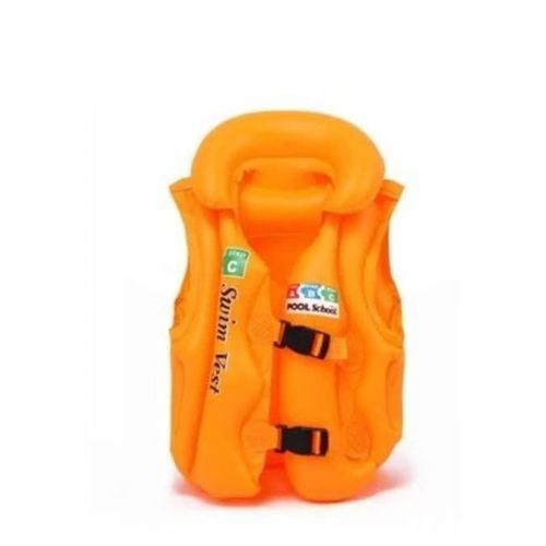 Gilet De Sauvetage De Natation Gonflable Pour Enfant - Orange