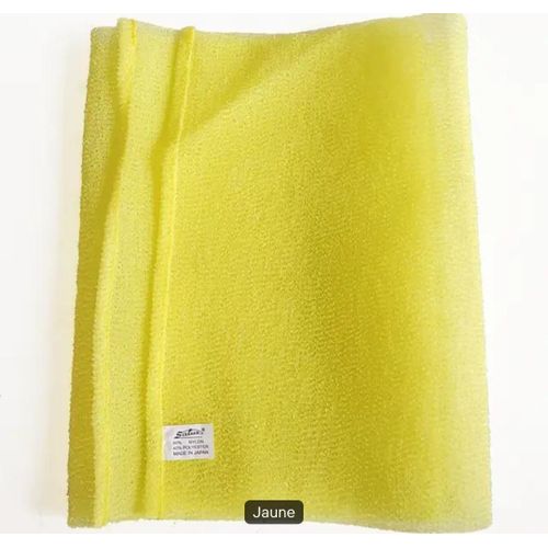 Éponge de bain - Serviette de bain japonaise de beauté - jaune