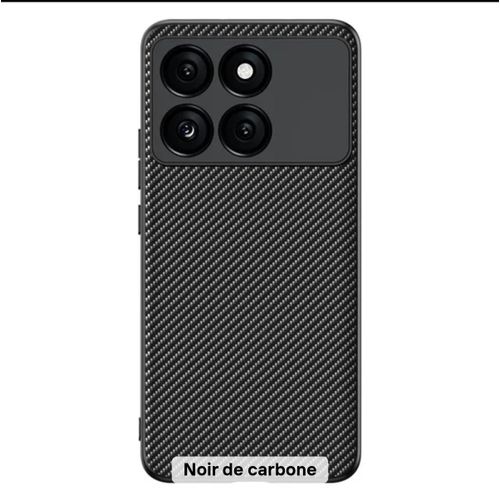 Coque Redmi K90 noir tissu
