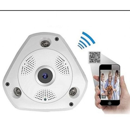 Caméra de surveillance panoramique à 360 ° VR cam 3D dotée d'une connexion Wi-Fipiur un contrôle à distance via l'application mobile