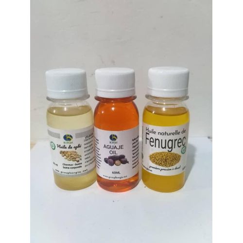 3 huiles (aguaje - apki - fenugrec)