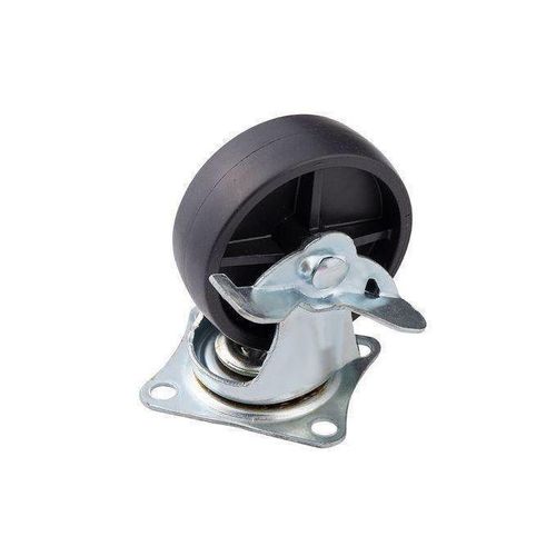 Lot de 4 roulettes pivotantes avec frein pour meubles 75mm 4pcs