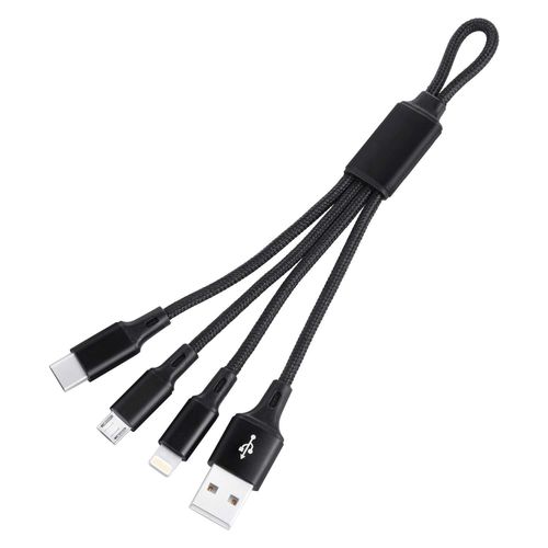 3in1 MicroUSB/Type C câble, 3 en 1 court câble de charge multi USB