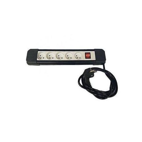 Rallonge multiprise de qualité avec 5 prises et protection contre les surcharges