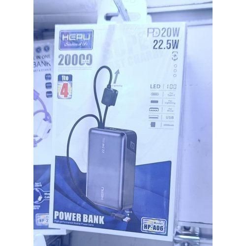 POWER BANK HP-A06 20000 mAh