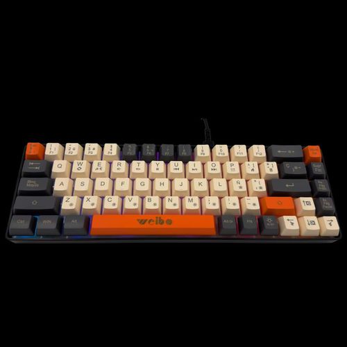 Teclado Gamer Compacto Weibo WB-333 RGB
