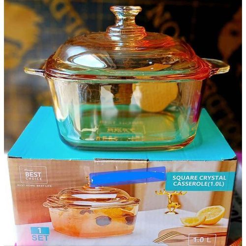 Best soupière transparente dorée