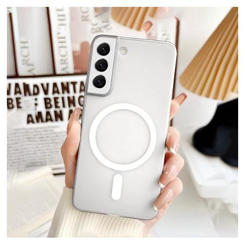 Coque Magsafe Transparent Compatible Pour Samsung Galaxy S21 FE - Transparent