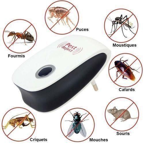 Répulsif A Ultrasons Anti-Insectes - Multifonctions
