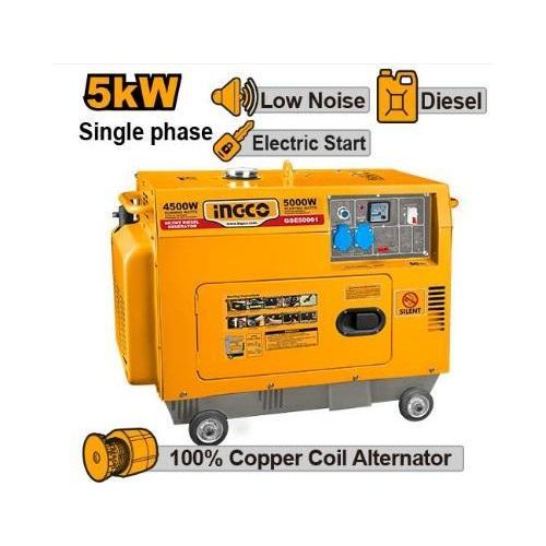 Groupe électrogène diesel silencieux 5 KVA monophasé 5KW GSE50001