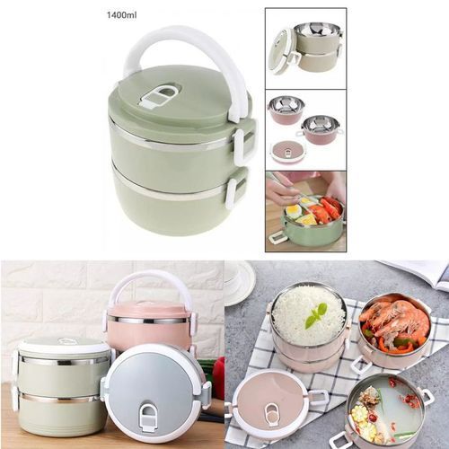 Boite Isotherme à Repas 1,4L -Vert