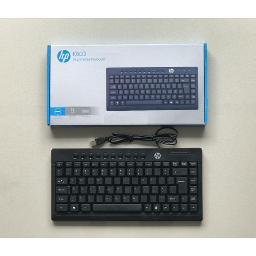 Mini Clavier Filaire HP K600 Mini - Noir