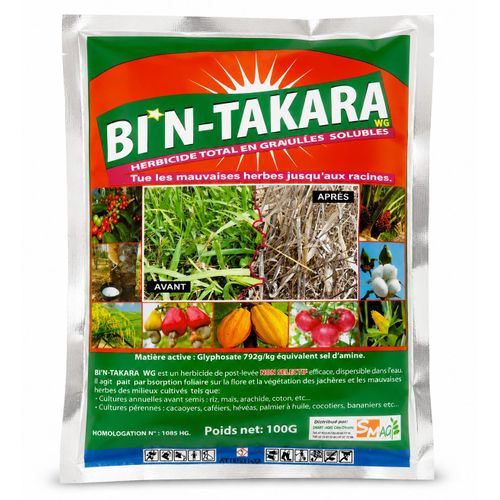 BI'N-TAKARA WG – Herbicide Total en Granulés Solubles 100 g