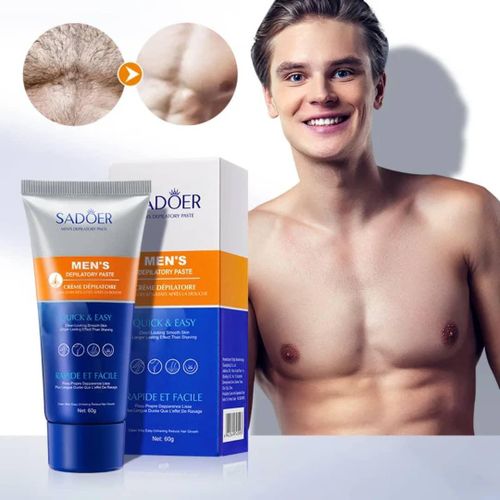 Crème Dépilatoire Homme – Épilation Rapide et Sans Douleur
