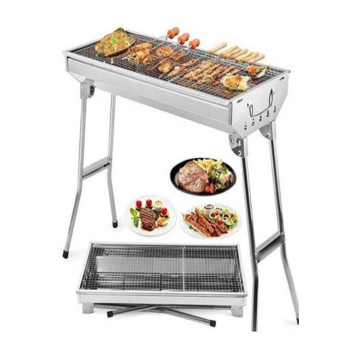 Barbecue Grill Portable et Pliable en Acier Inoxydable