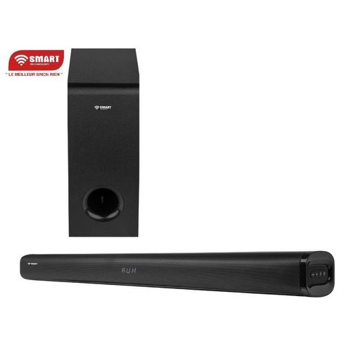 Barre De Son Modèle STHA-1003W (4.1ch - 300W) - USB / Bluetooth / Entrée AUX / HDMI (ARC) / Optique, Avec Télécommande- Noir- Garantie 3 Mois
