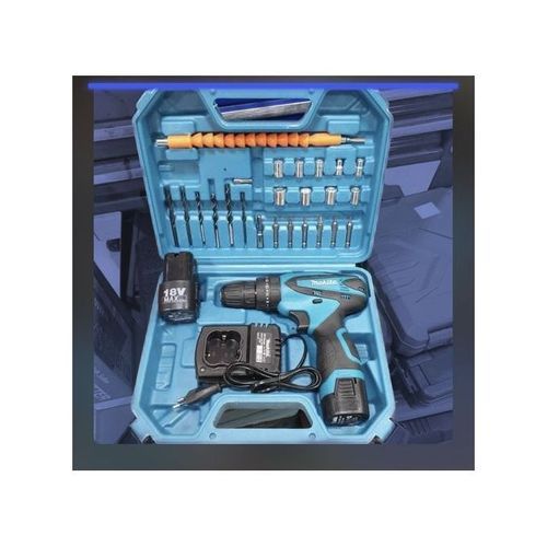 Perceuse Visseuse Sans Fil 18v +2Batteries Et 25 Accessoires Mod1