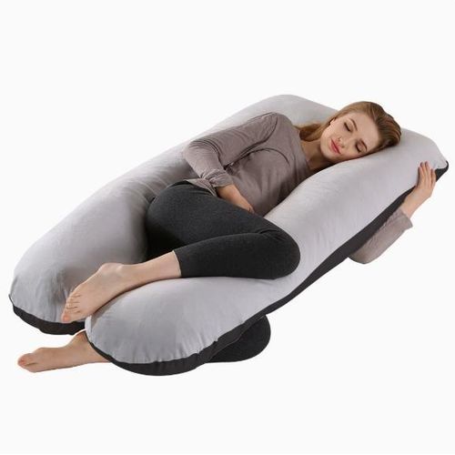 Oreiller de grossesse en forme de U pour dormir