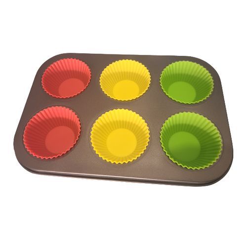 Moule A Gateau 6 Creux Avec 6 Moules En Silicone